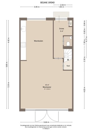 Floorplan - Kalkhovensingel 30, 4101 ZE Culemborg
